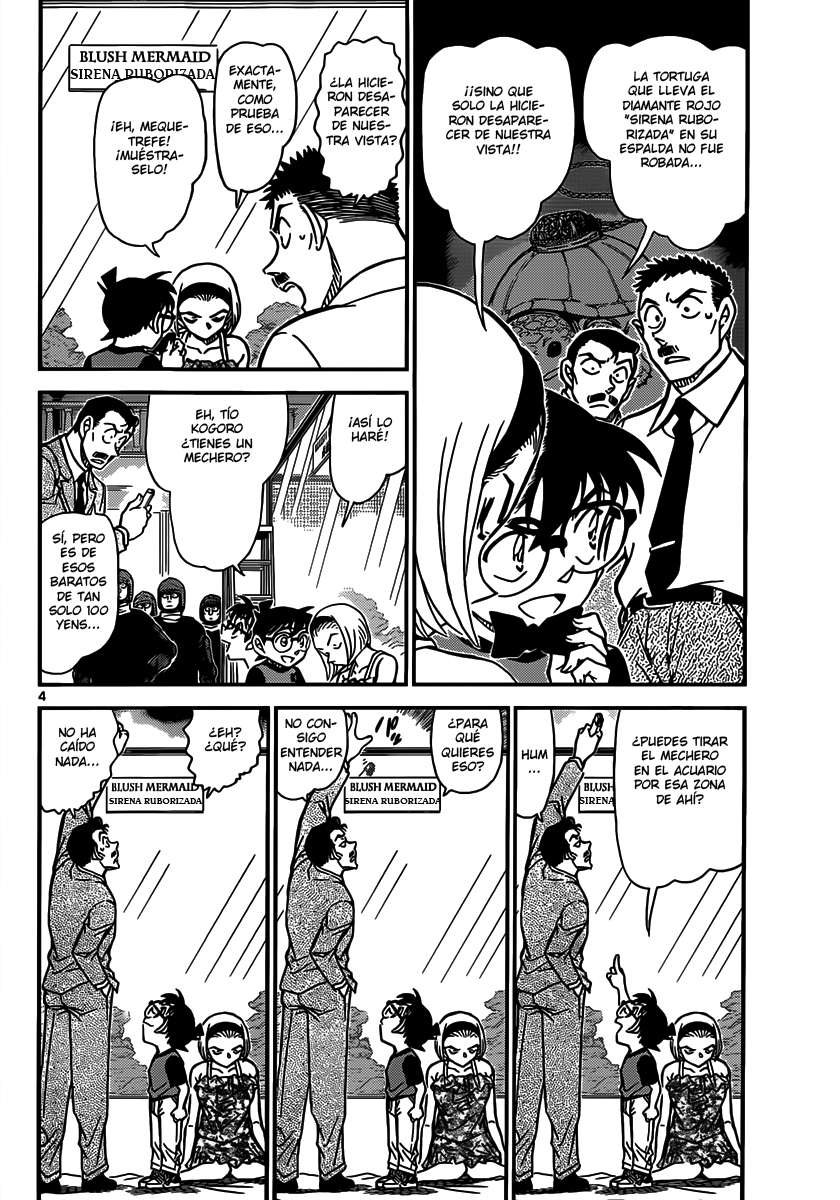 Detective Conan Capítulo 830 - Página 4 en español