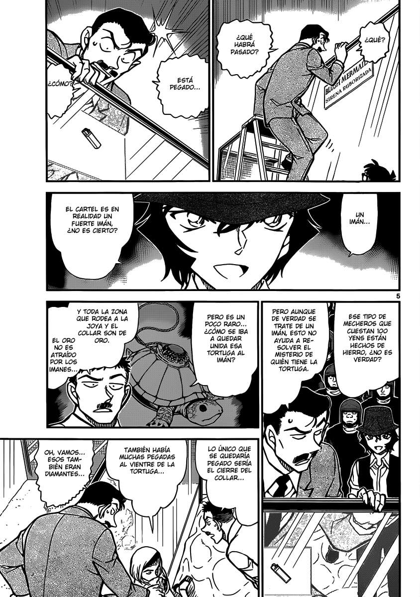 Detective Conan Capítulo 830 - Página 5 en español