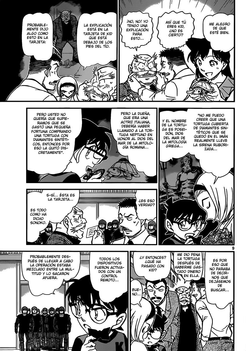 Detective Conan Capítulo 830 - Página 9 en español