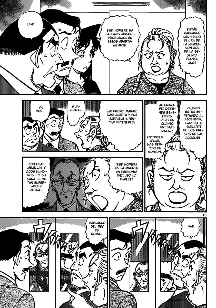 Detective Conan Capítulo 831 - Página 13 en español