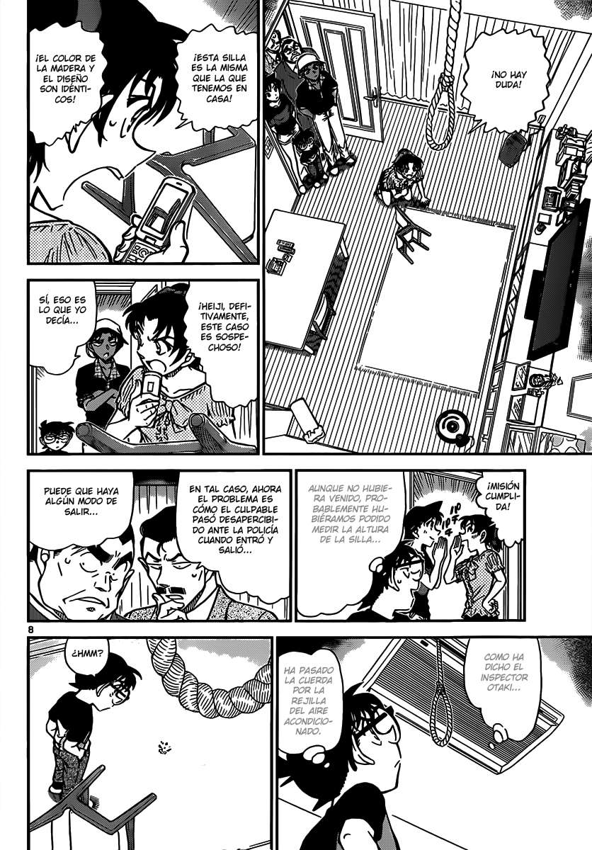 Detective Conan Capítulo 831 - Página 8 en español