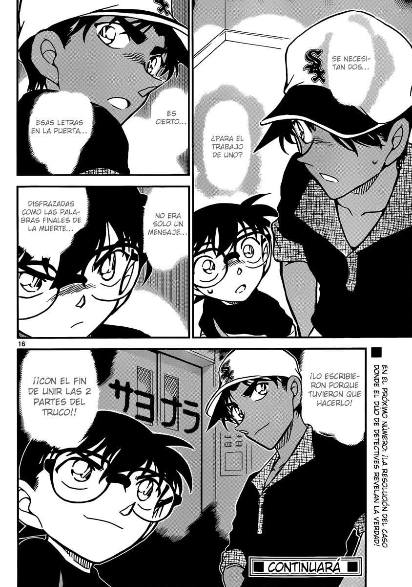 Detective Conan Capítulo 832 - Página 16 en español