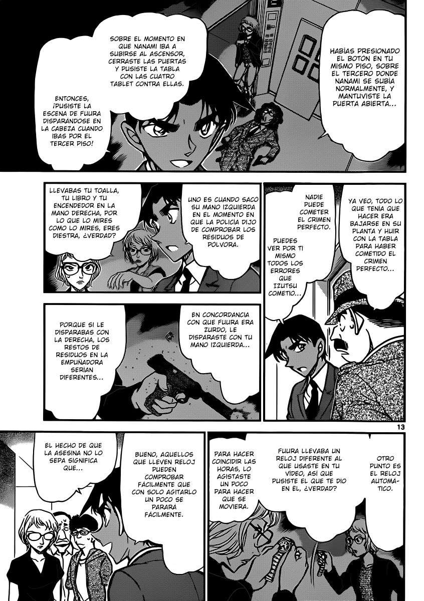 Detective Conan Capítulo 833 - Página 13 en español