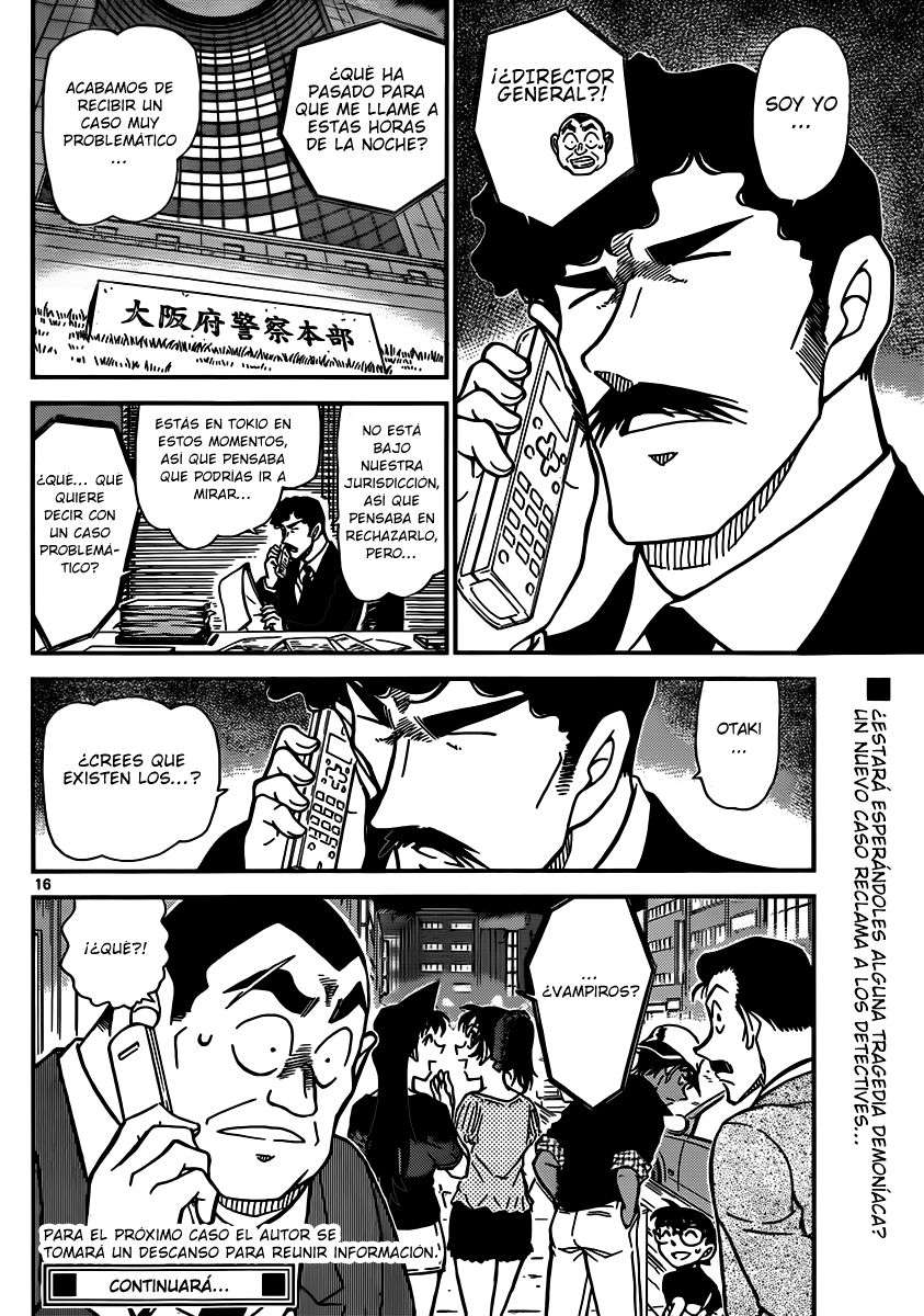 Detective Conan Capítulo 833 - Página 16 en español