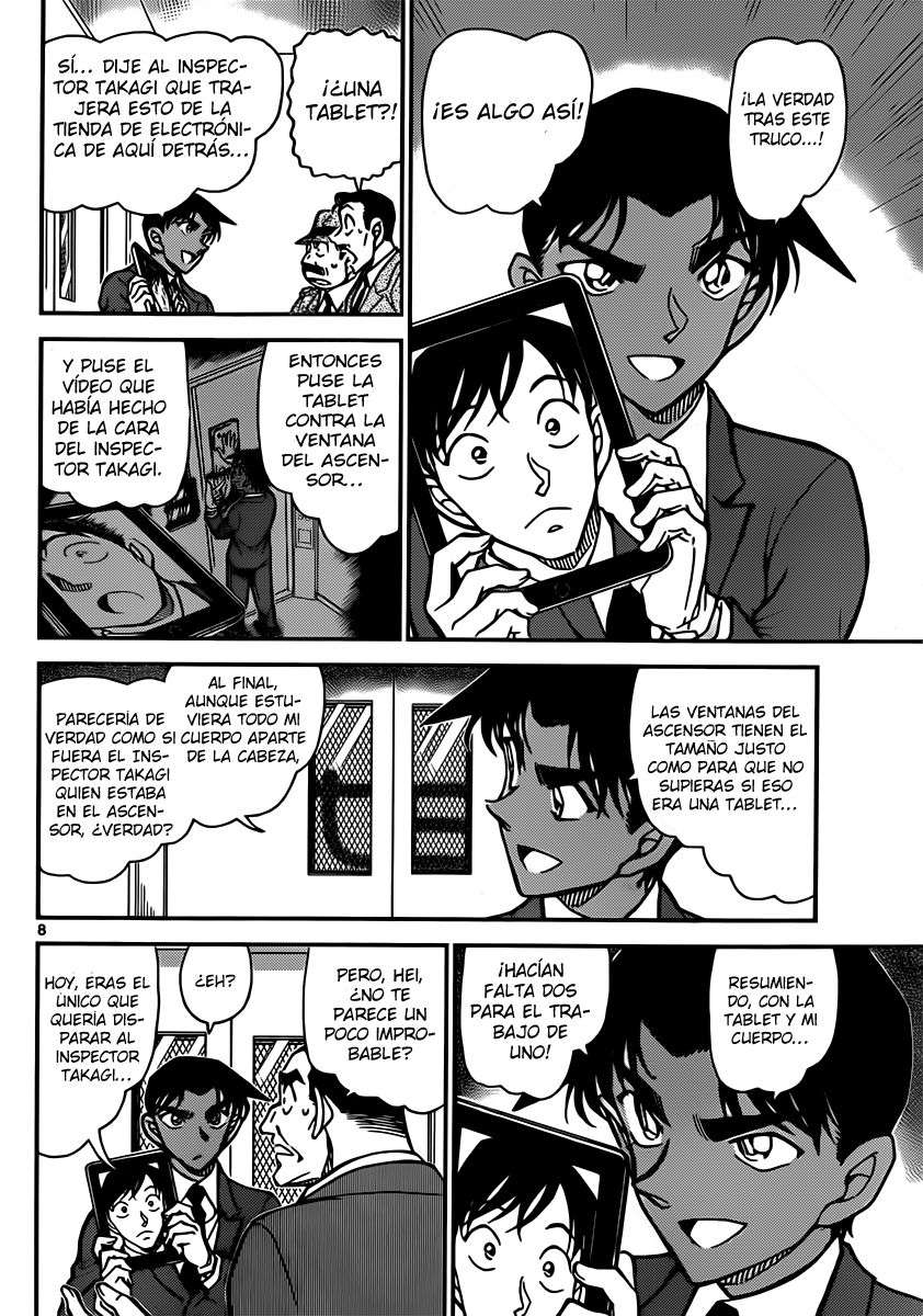 Detective Conan Capítulo 833 - Página 8 en español