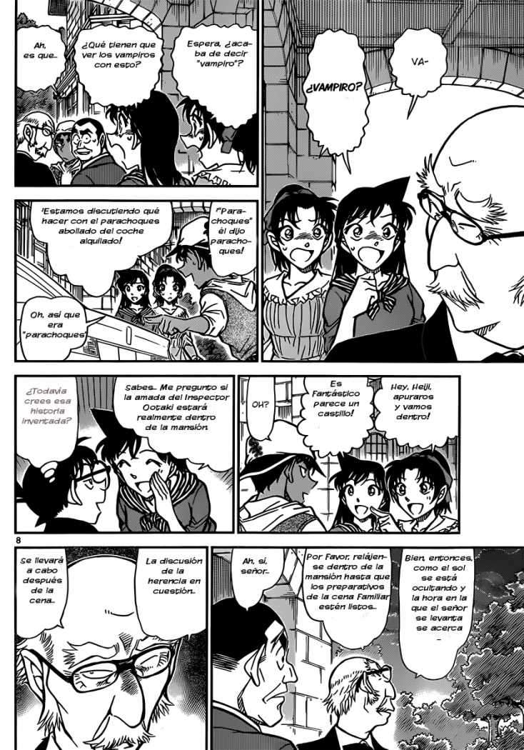 Detective Conan Capítulo 834 - Página 8 en español