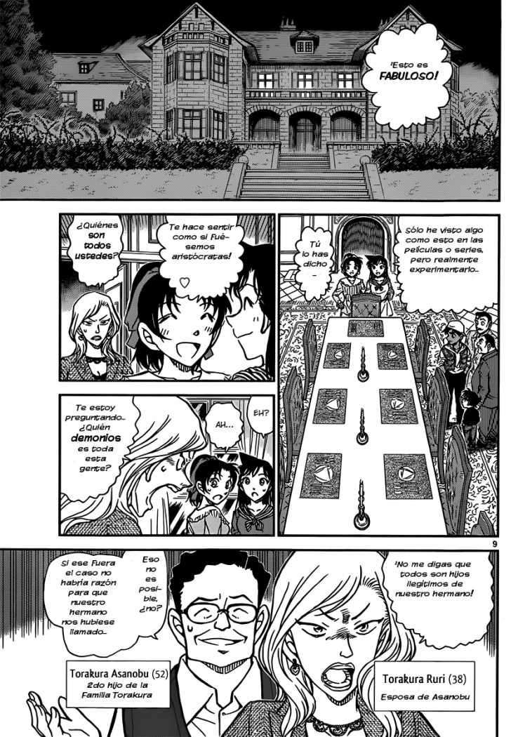 Detective Conan Capítulo 834 - Página 9 en español