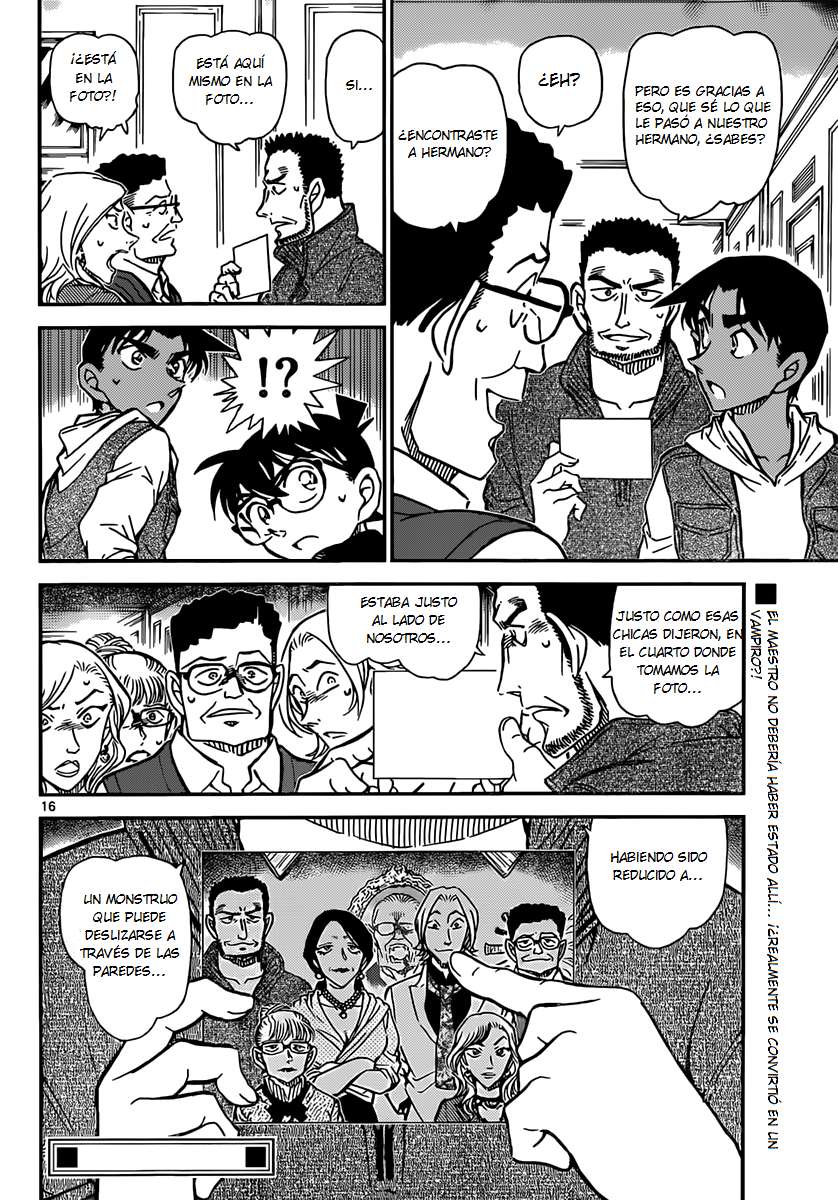 Detective Conan Capítulo 835 - Página 16 en español
