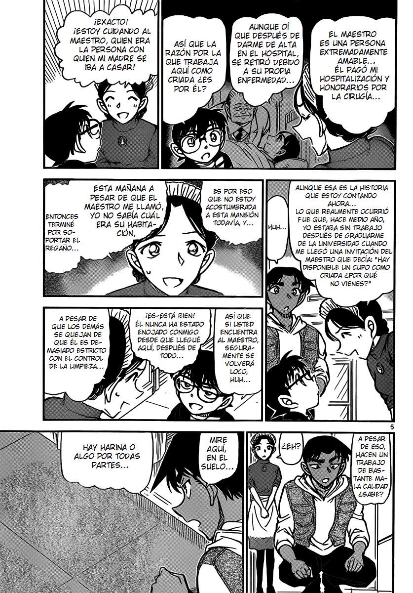 Detective Conan Capítulo 836 - Página 5 en español