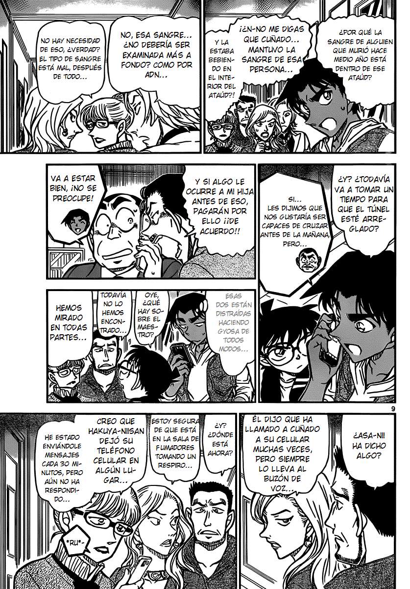 Detective Conan Capítulo 836 - Página 9 en español