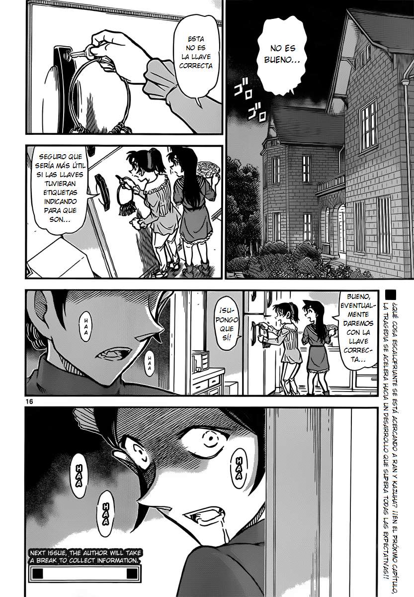 Detective Conan Capítulo 837 - Página 16 en español