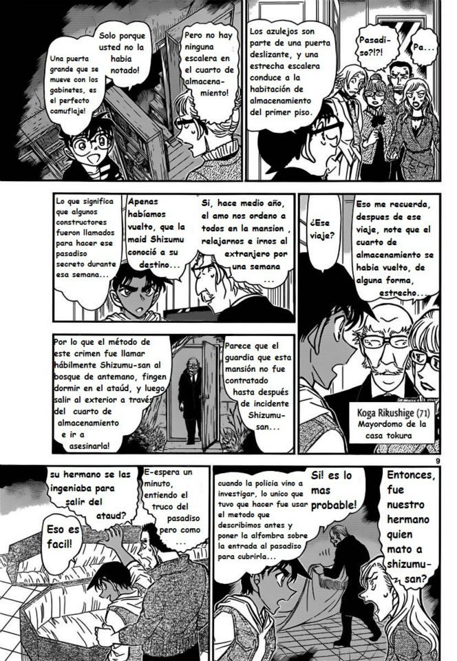 Detective Conan Capítulo 838 - Página 9 en español