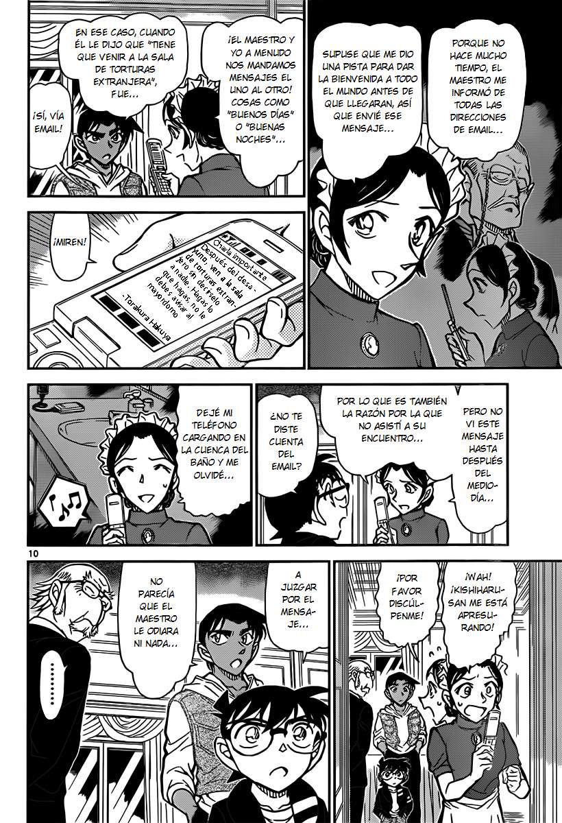 Detective Conan Capítulo 839 - Página 10 en español