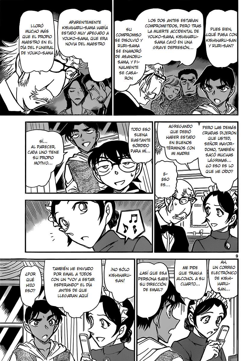 Detective Conan Capítulo 839 - Página 9 en español