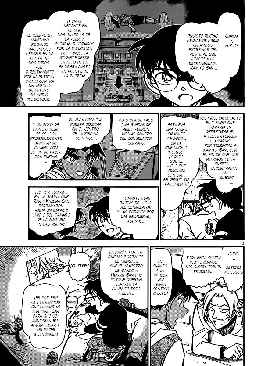 Detective Conan Capítulo 840 - Página 13 en español
