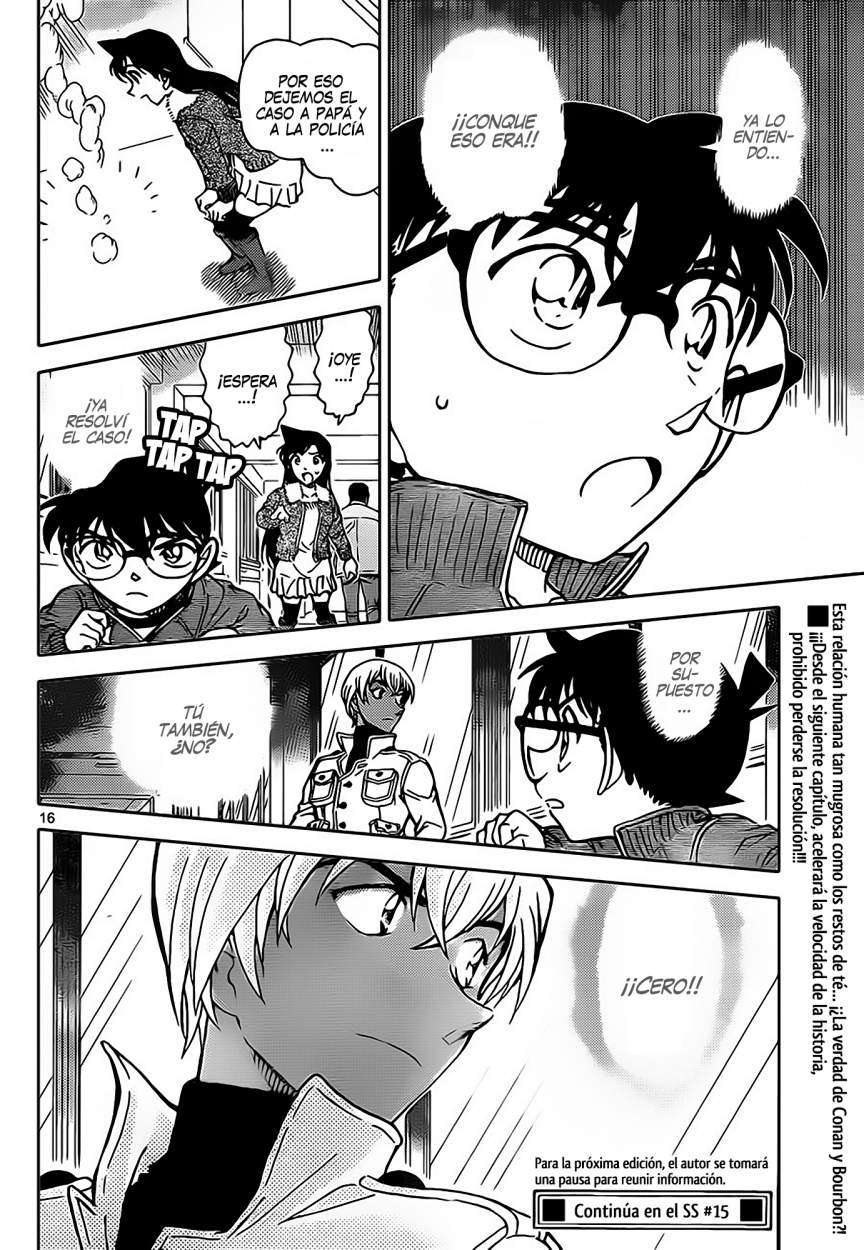 Detective Conan Capítulo 889 - Página 17 en español