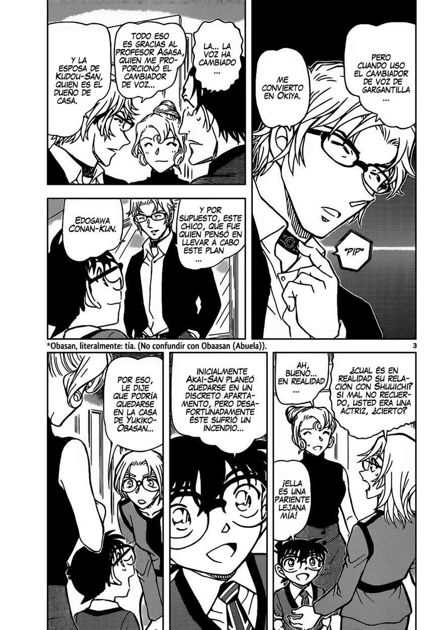 Detective Conan Capítulo 898 - Página 4 en español