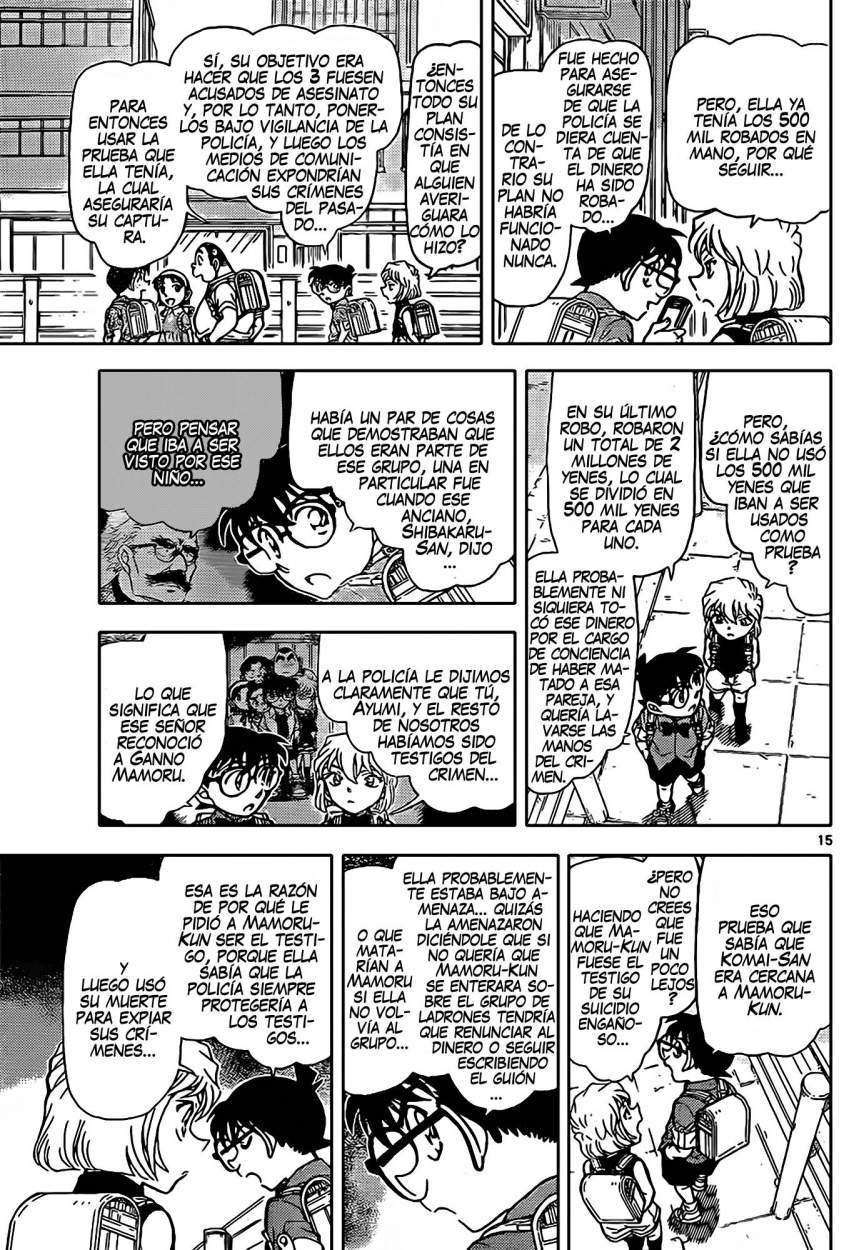 Detective Conan Capítulo 908 - Página 16 en español