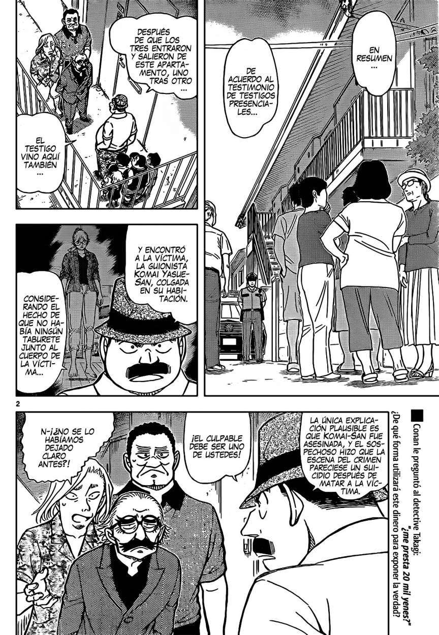 Detective Conan Capítulo 908 - Página 3 en español