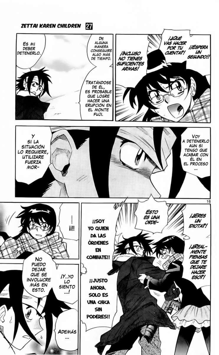 Zettai Karen Children Capítulo 257 - Página 16 en español