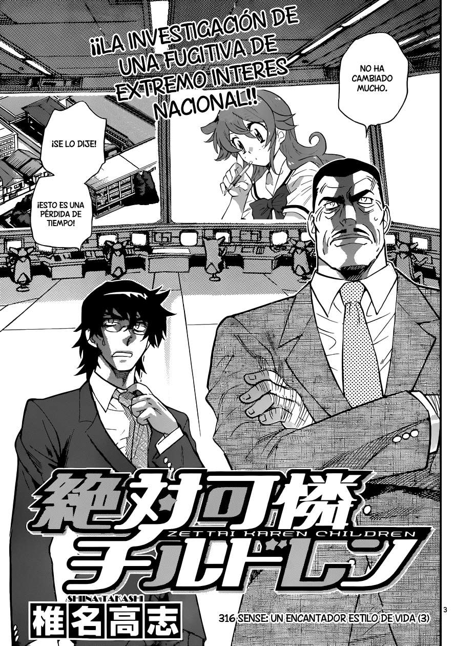 Zettai Karen Children Capítulo 316 - Página 4 en español