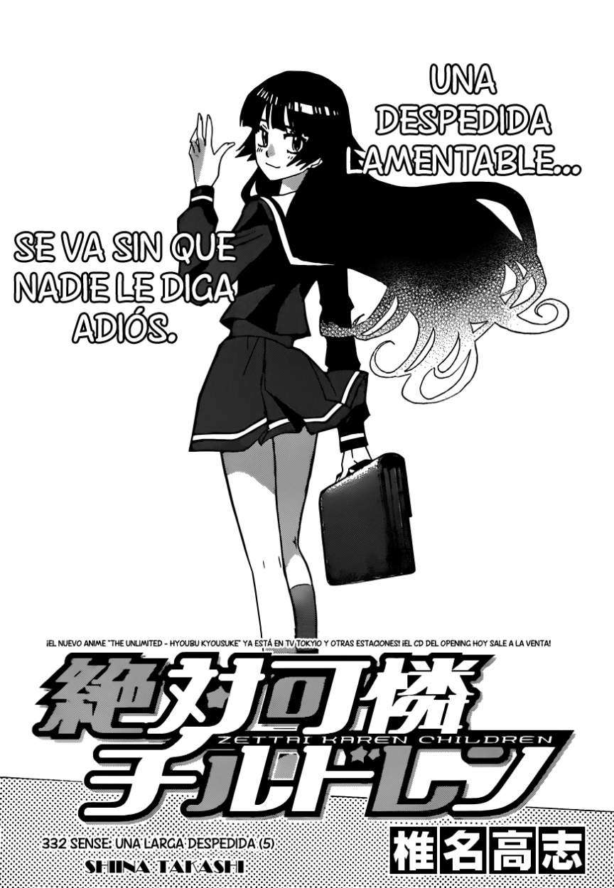 Zettai Karen Children Capítulo 332 - Página 3 en español