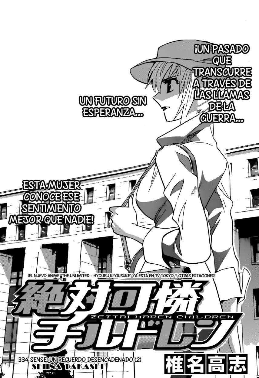 Zettai Karen Children Capítulo 334 - Página 3 en español