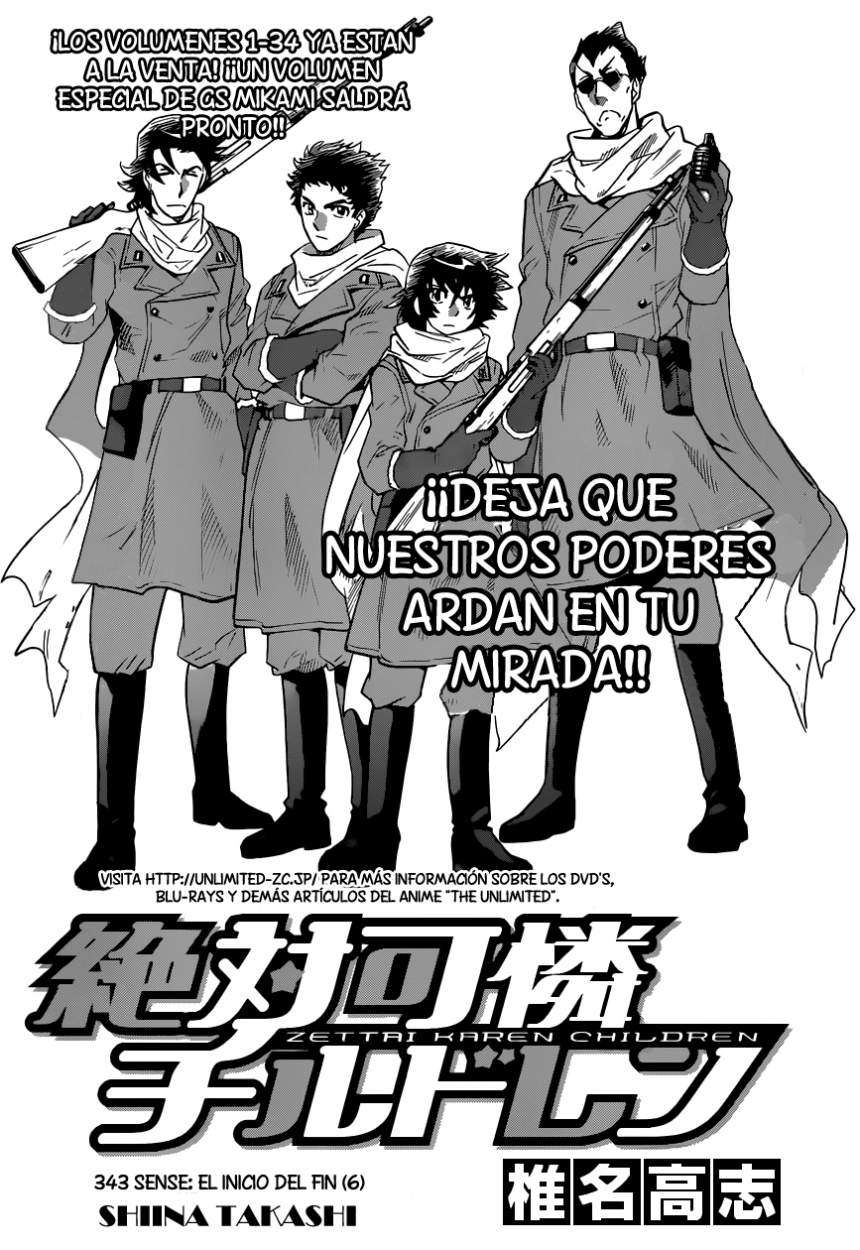 Zettai Karen Children Capítulo 343 - Página 3 en español