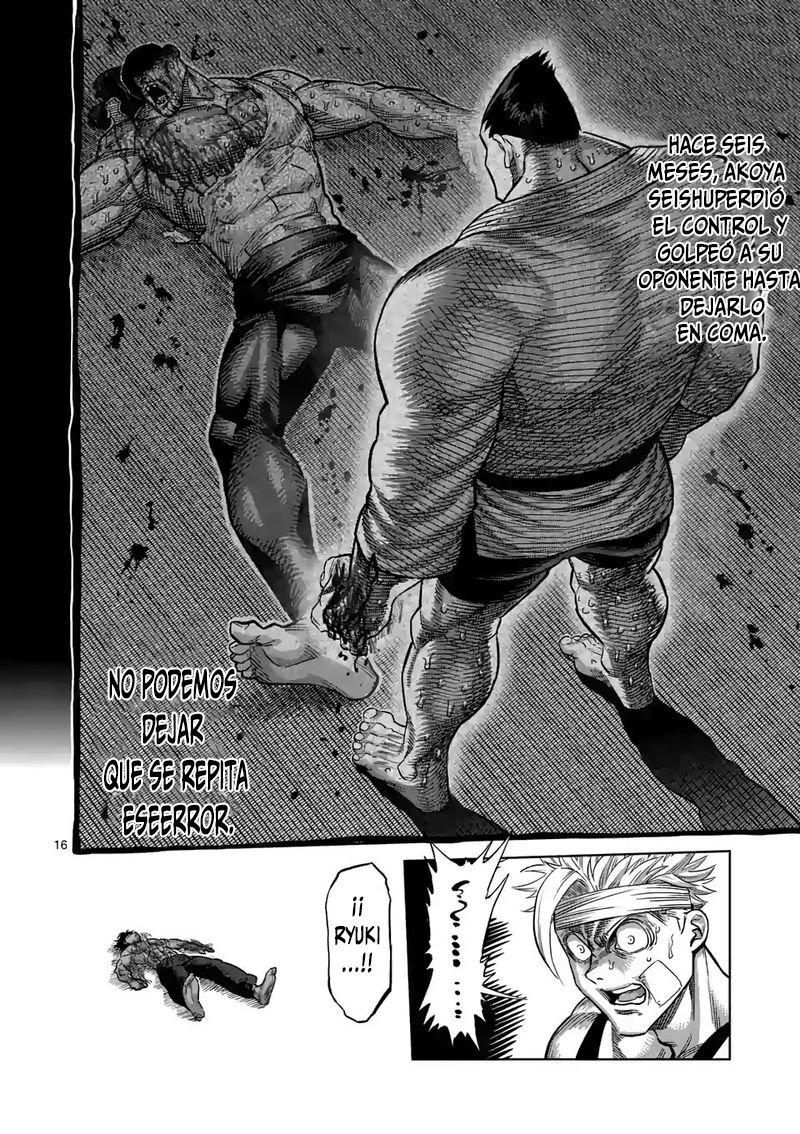 Kengan Omega Capítulo 39 - Página 16 en español
