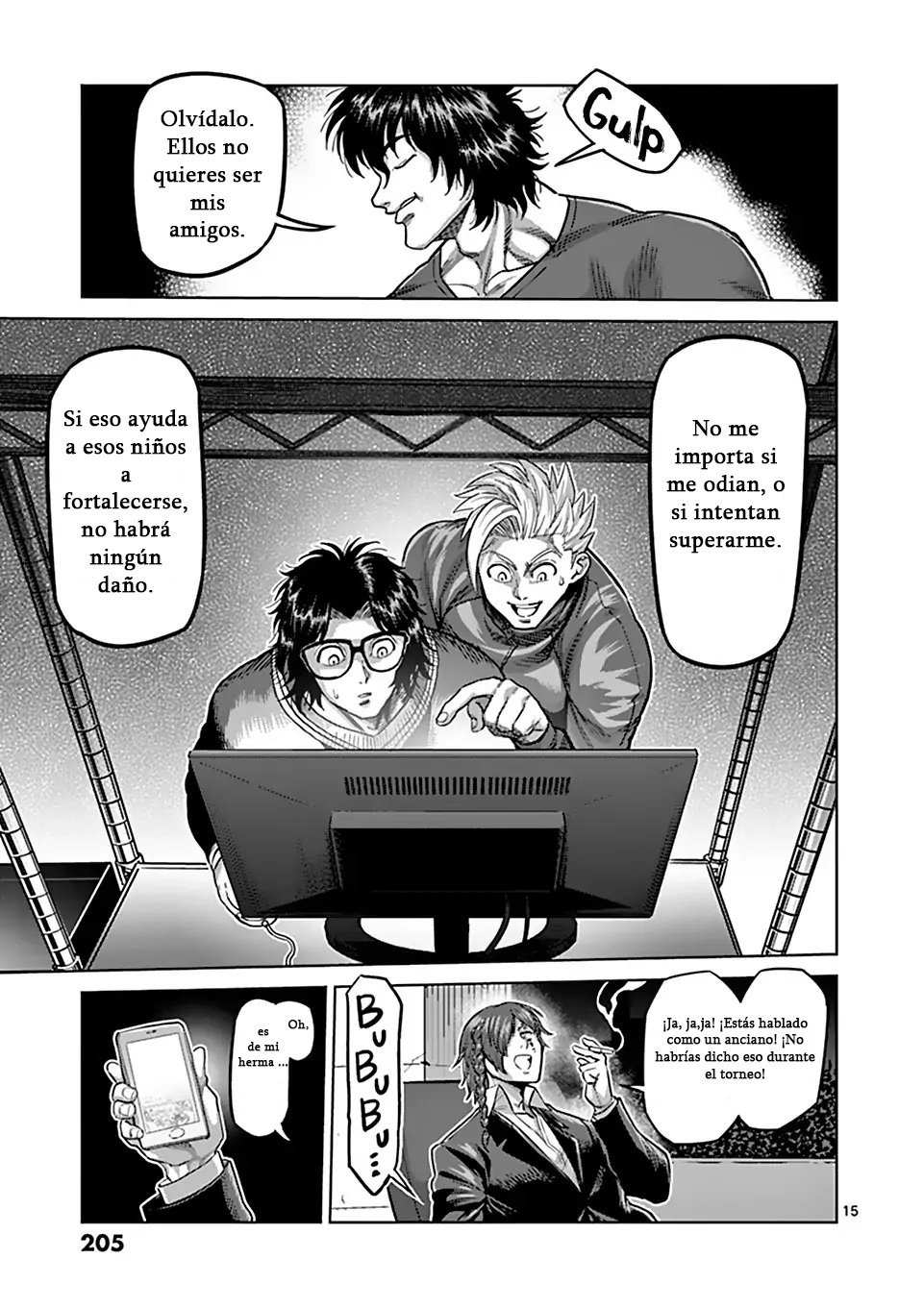 Kengan Omega Capítulo 59.5 - Página 15 en español