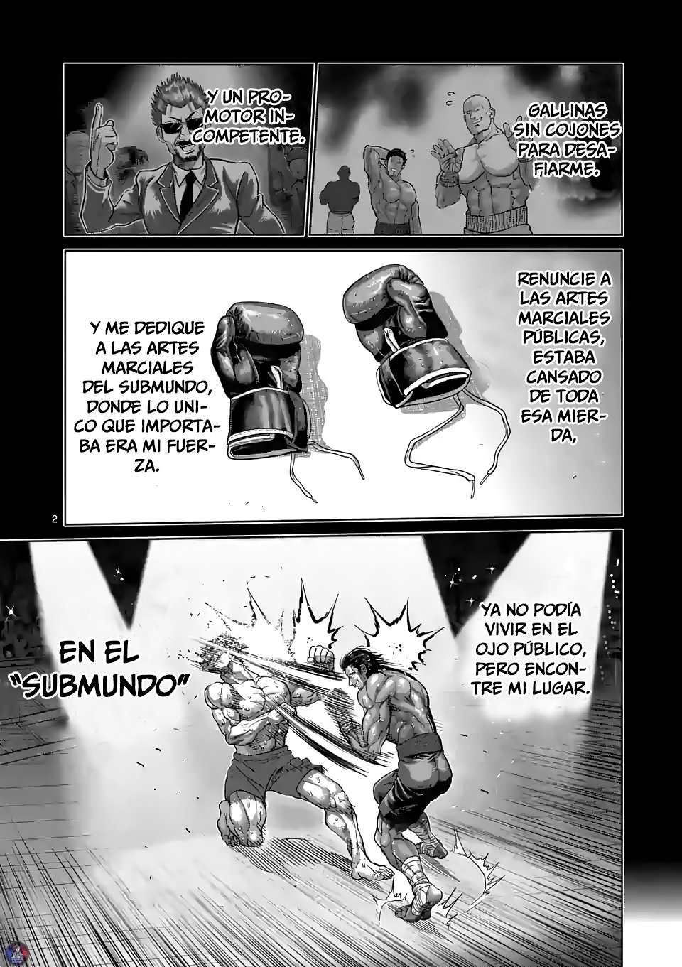 Kengan Omega Capítulo 63 - Página 4 en español