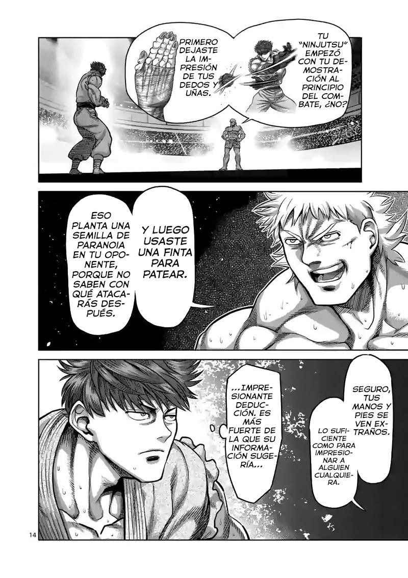 Kengan Omega Capítulo 66 - Página 16 en español