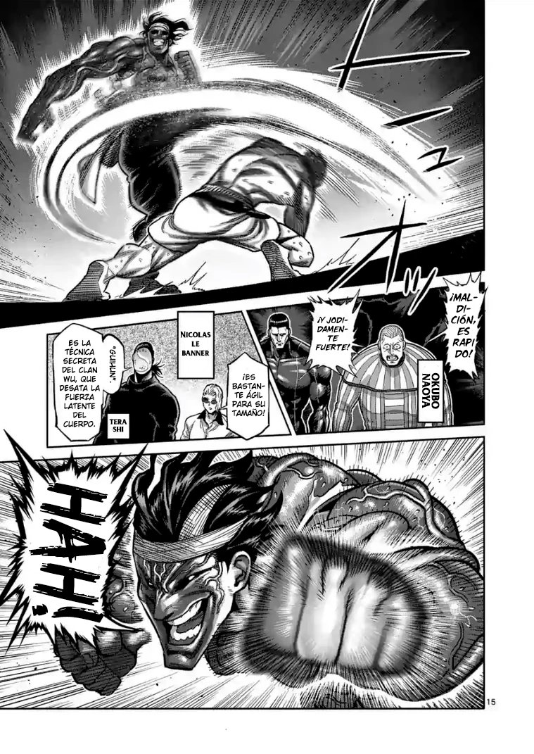 Kengan Omega Capítulo 95 - Página 17 en español